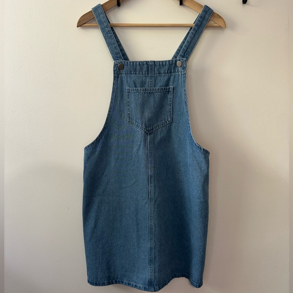 Twik by Simons Denim Overall Jeans mini Dress